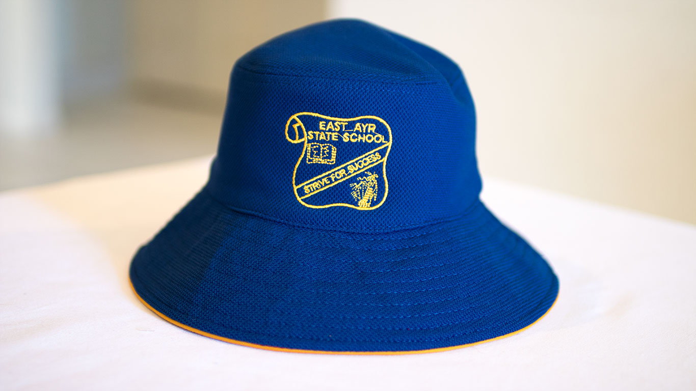 Front: Bucket Hat (Reversible & Adjustable)