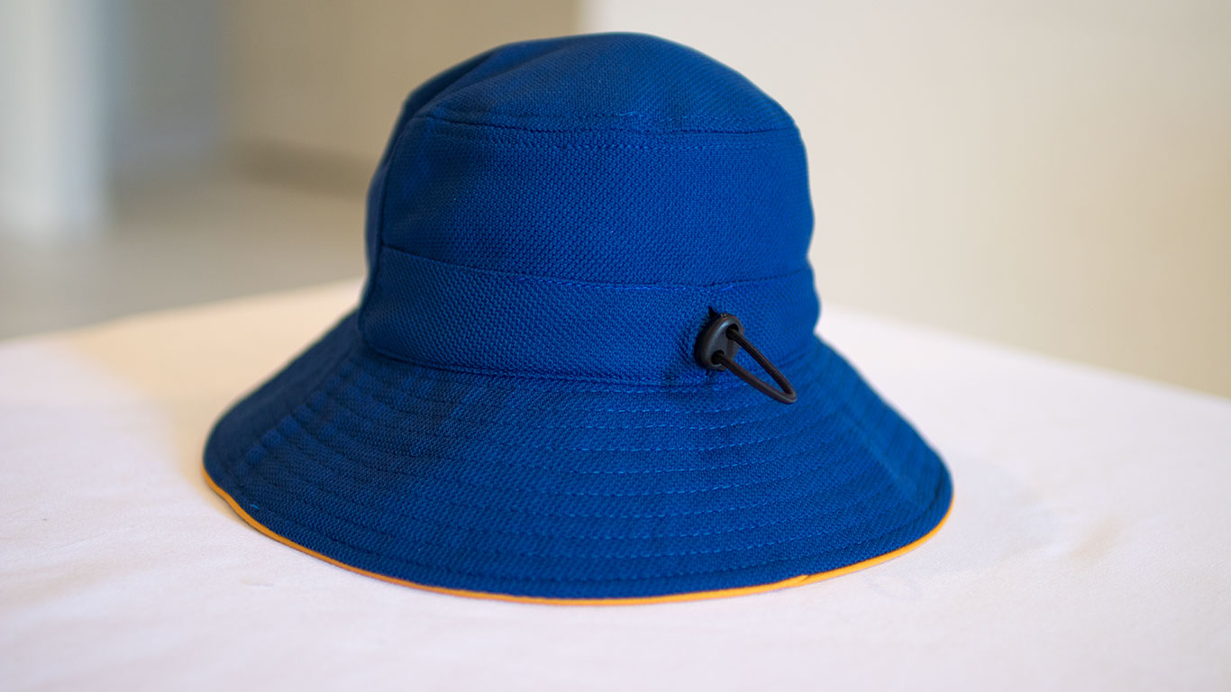 Back: Bucket Hat (Reversible & Adjustable)