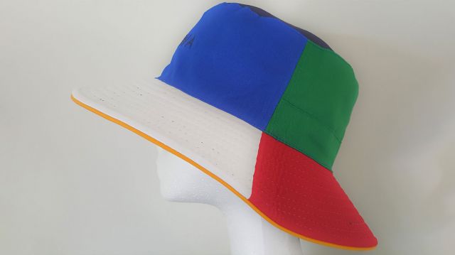 Back: Bucket Hat (Reversible & Adjustable)